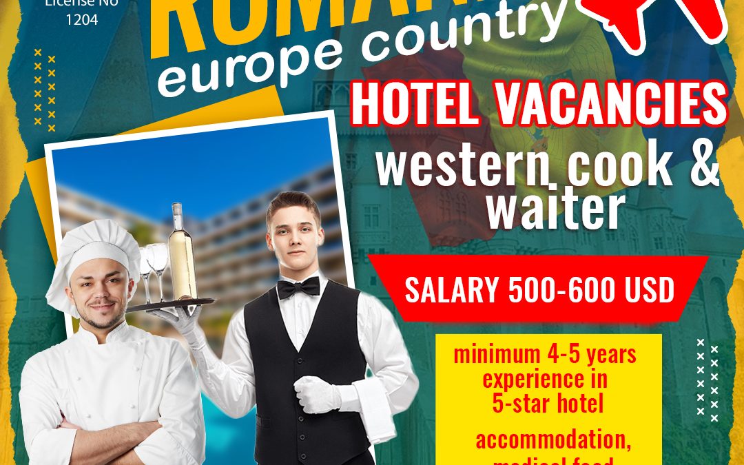 Western cook and waiter Rumania
